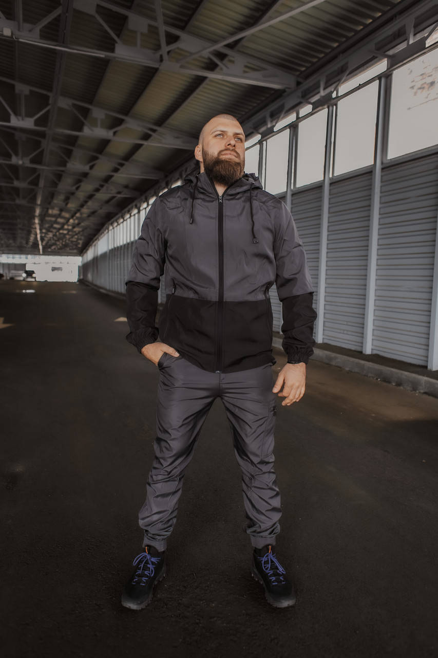 Костюм Мужской серый - черный осенний Intruder Softshell Light Куртка мужская весенняя + штаны демисезонные
Костюм Мужской серый - черный осенний Intruder Softshell Light Куртка мужская весенняя + штаны демисезонные