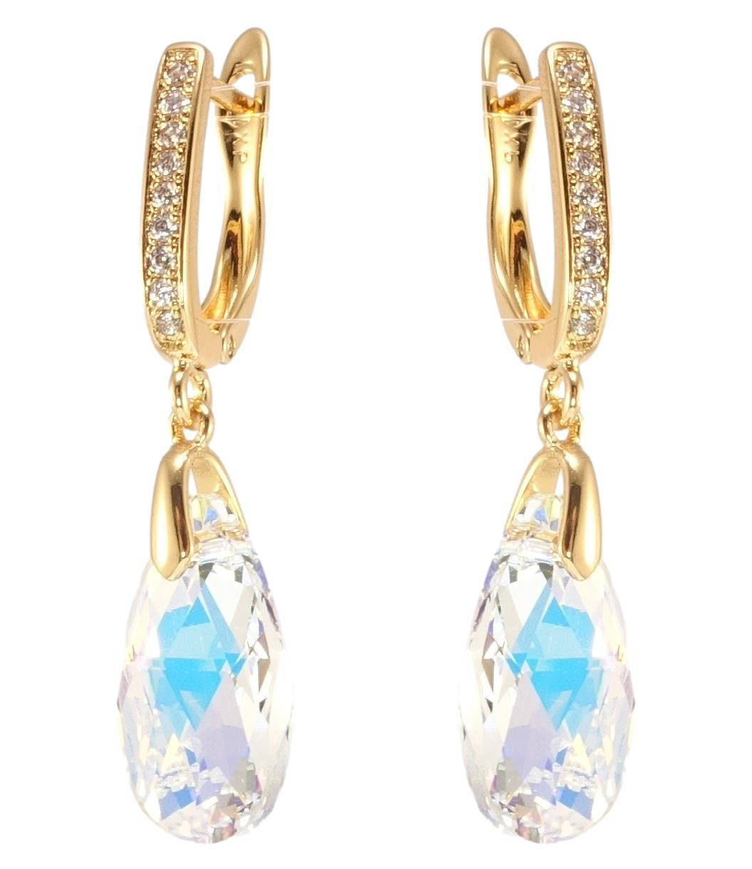 Серьги Xuping Позолота 18K с кр-ми Swarovski подвески английский замок "Кристальные капельки Shimmer"
Серьги Xuping Позолота 18K с кр-ми Swarovski подвески английский замок "Кристальные капельки Shimmer"