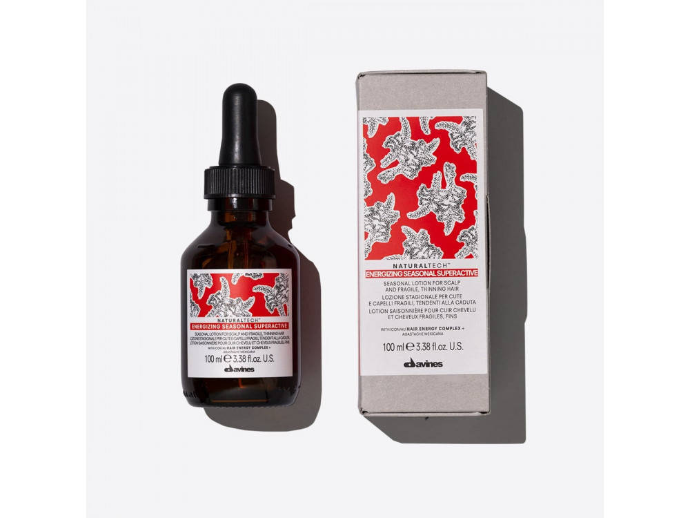Суперактивний лосьйон против выпадения волос Davines Natural Tech Energizing Superactive 100 ml
Суперактивний лосьйон против выпадения волос Davines Natural Tech Energizing Superactive 100 ml