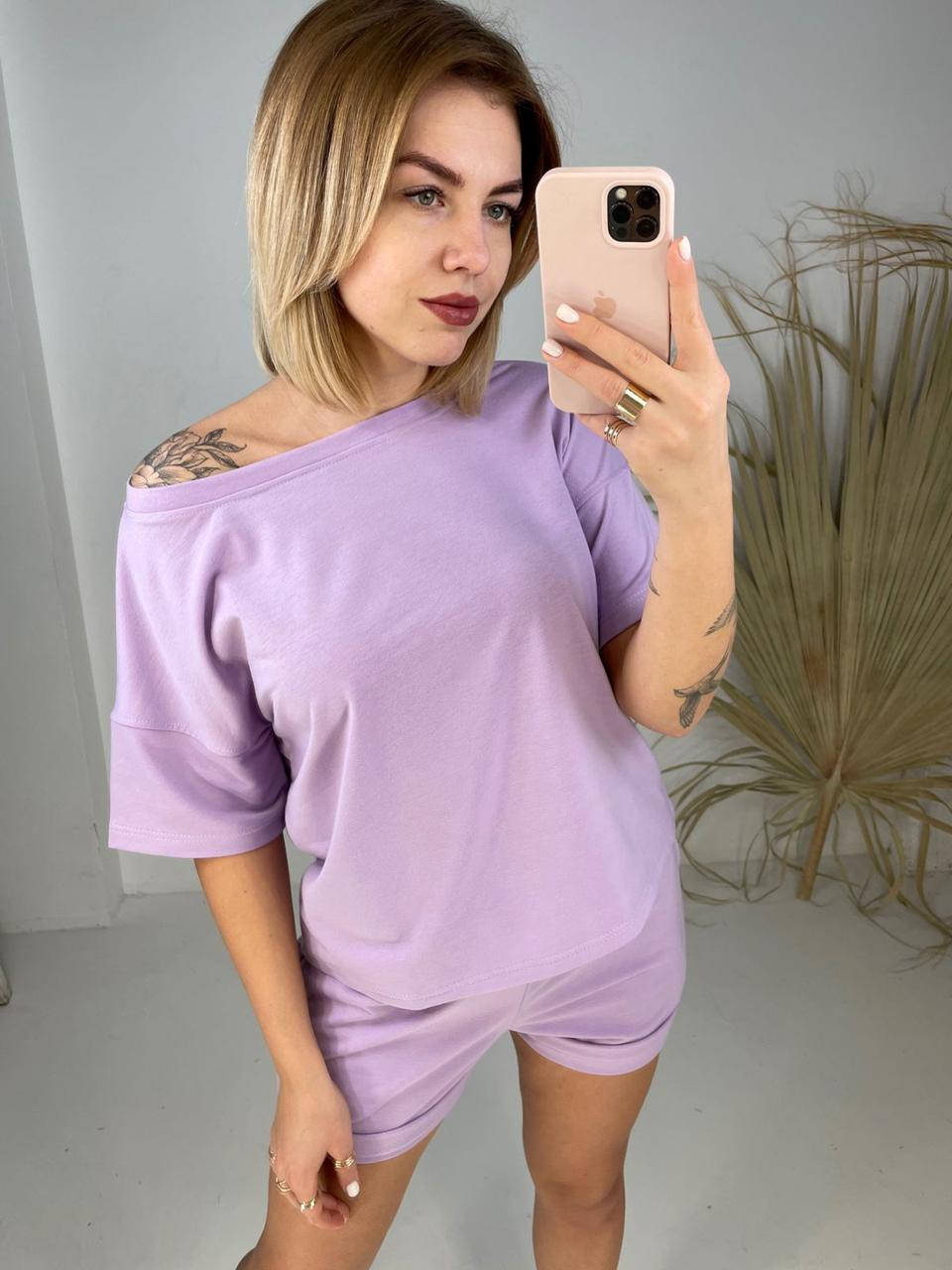 Костюм двойка женский свободного кроя с шортами размеры 42-48 (4цв) "MODA MUR" недорого от прямого поставщика, Разные цвета 
Костюм двойка женский свободного кроя с шортами размеры 42-48 (4цв) "MODA MUR" недорого от прямого поставщика, Разные цвета