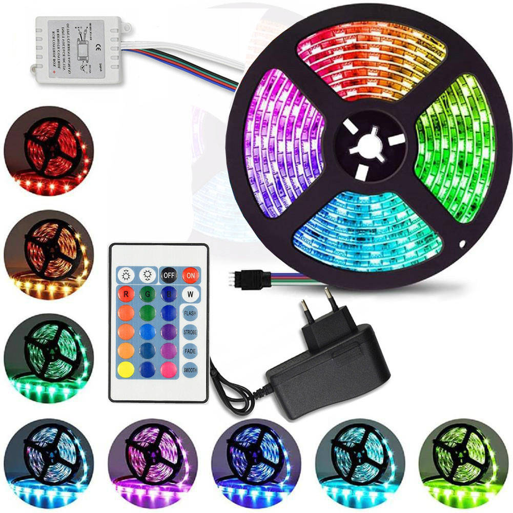 Светодиодная лента многоцветная SMD 3528 5м. RGB 300 диодов LED лента, Комплект: лента, блок питания, пульт
Светодиодная лента многоцветная SMD 3528 5м. RGB 300 диодов LED лента, Комплект: лента, блок питания, пульт