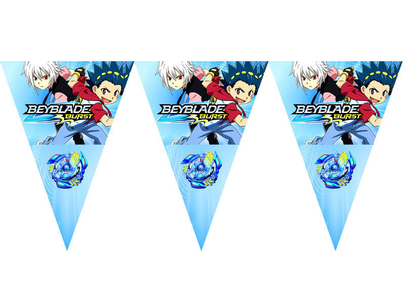Флажки-гирлянды (из 3-угольных флажков) вымпелы "Бейблейд" малотиражные издания-
Флажки-гирлянды (из 3-угольных флажков) вымпелы "Бейблейд" малотиражные издания-