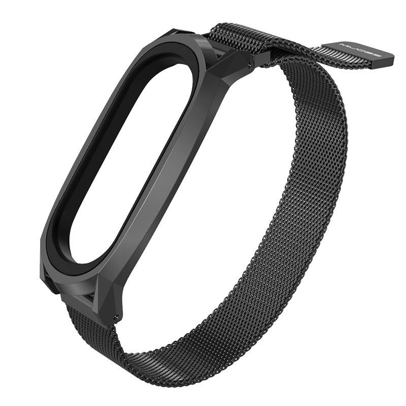 Металевий ремінець MiJobs для Xiaomi Mi Band 3 / 4 / 5 / 6. Міланська петля. Магнітне кріплення. Подарунок. Чорний
Металевий ремінець MiJobs для Xiaomi Mi Band 3 / 4 / 5 / 6. Міланська петля. Магнітне кріплення. Подарунок. Чорний