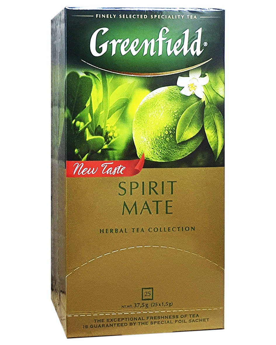 Чай мате з ароматом лайму и грейпфруту в пакетиках Greenfield Spirit Mate 25 шт х 1,5 г (53416)
Чай мате з ароматом лайму и грейпфруту в пакетиках Greenfield Spirit Mate 25 шт х 1,5 г (53416)