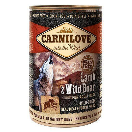 Консерва для собак Carnilove Lamb & Wild Boar 400 г (ягненок и кабан) 
Консерва для собак Carnilove Lamb & Wild Boar 400 г (ягненок и кабан)
