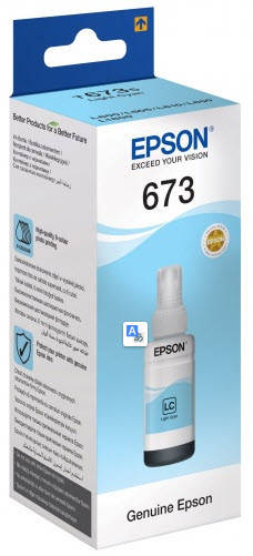 Чернила EPSON для L800/ L1800/ L805/ L810/ L850 Light-Cyan C13T67354A 70мл. оригинальные
Чернила EPSON для L800/ L1800/ L805/ L810/ L850 Light-Cyan C13T67354A 70мл. оригинальные
