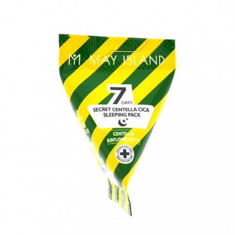 Ночная маска с центеллой May Island 7 Days Secret Centella Cica Sleeping Pack 5g (Корея)
Ночная маска с центеллой May Island 7 Days Secret Centella Cica Sleeping Pack 5g (Корея)