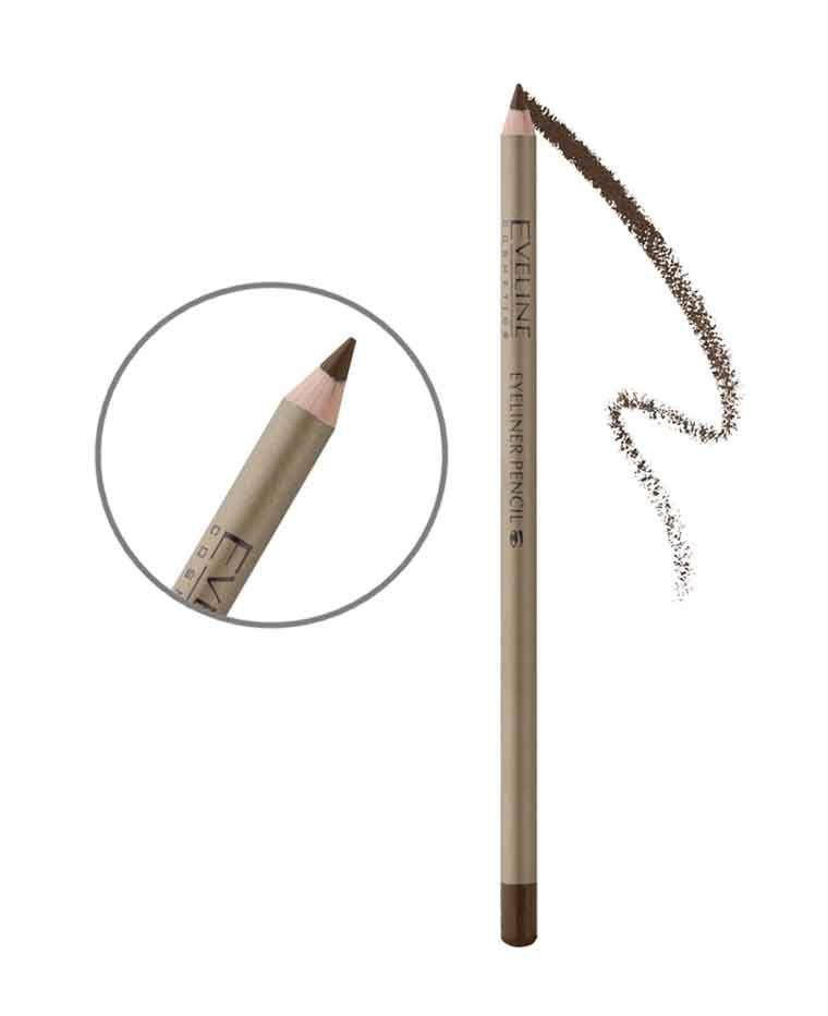Контурный карандаш для глаз чёрный с точилкой Eveline Cosmetics Eyeliner Pencil Коричневый
Контурный карандаш для глаз чёрный с точилкой Eveline Cosmetics Eyeliner Pencil Коричневый