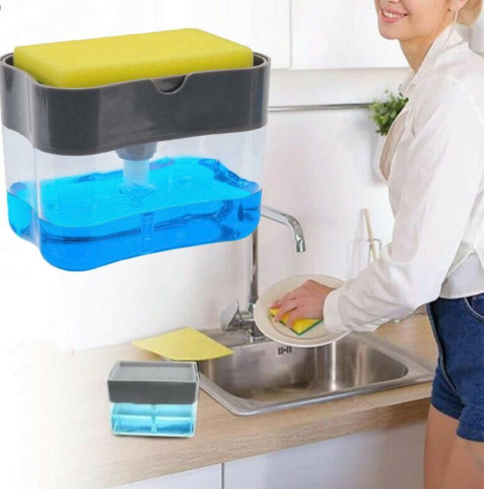 Органайзер для мочалки с мыльницей и дозатором нажимная Soap Pump Sponge Caddy для жидкого мыла, Черный
Органайзер для мочалки с мыльницей и дозатором нажимная Soap Pump Sponge Caddy для жидкого мыла, Черный