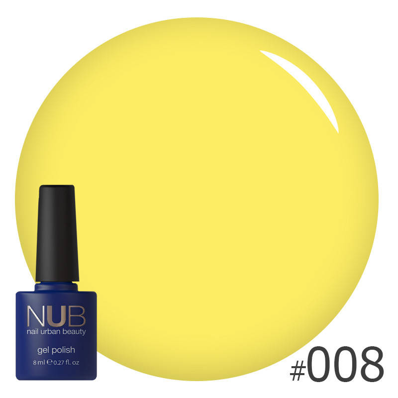 Гель-лак NUB Sun Sun Sun № 008 (лимонный), 8 мл 
Гель-лак NUB Sun Sun Sun № 008 (лимонный), 8 мл