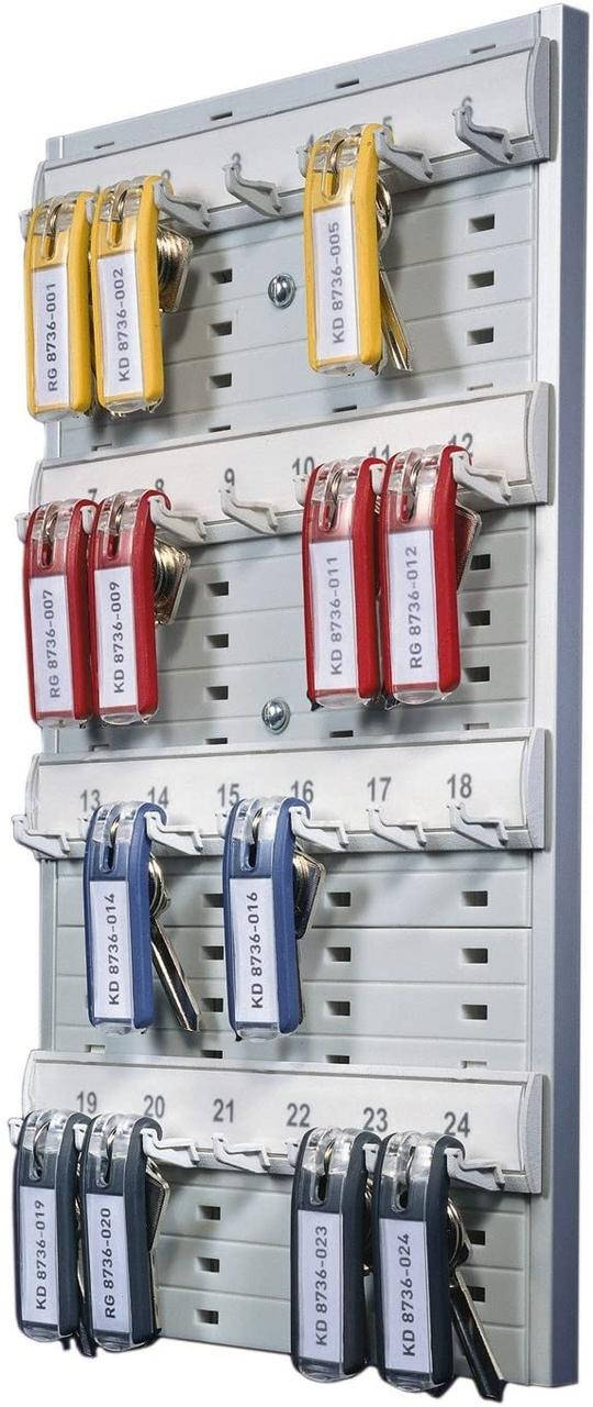 Настенная панель для ключей KEY BOARD на 24 ключа DURABLE
Настенная панель для ключей KEY BOARD на 24 ключа DURABLE
