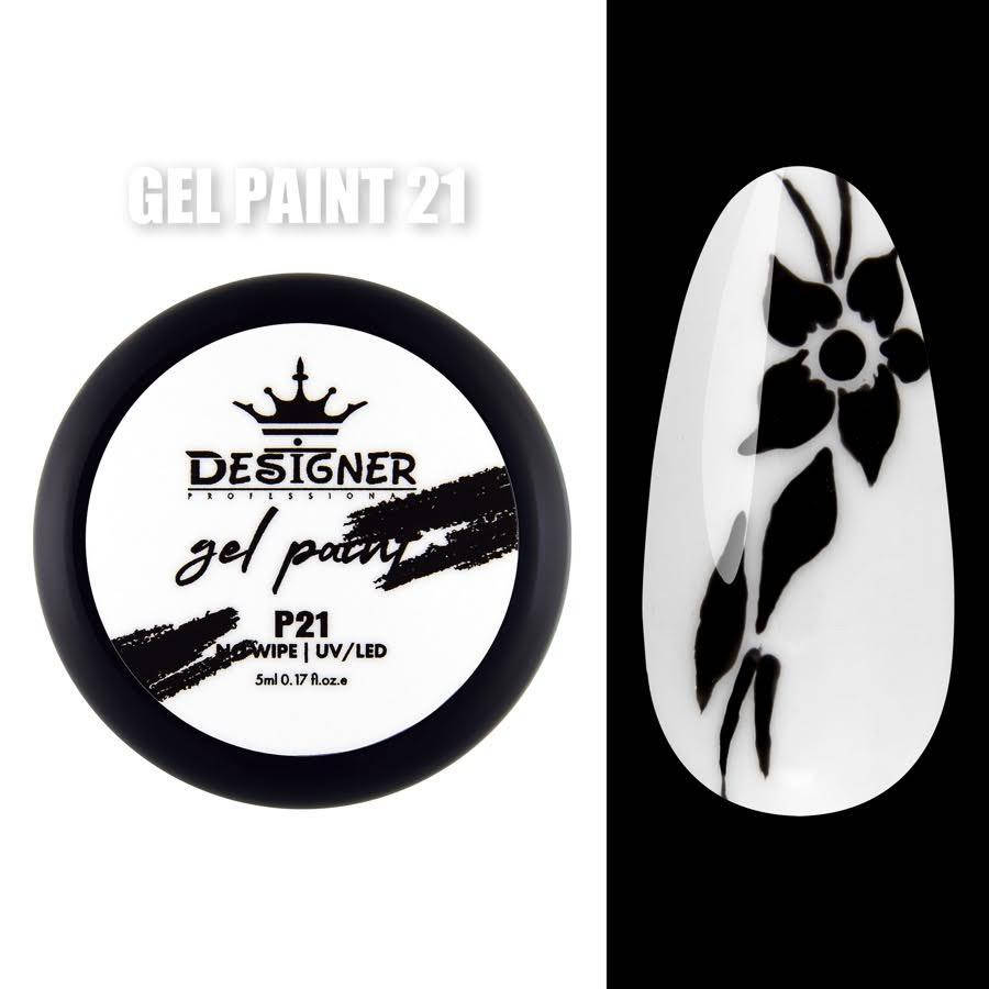 Гель - краска Дизайнер Профессионал (без липкого слоя) / Gel Paint Designer Professional (no wipe), 5 мл. Черный №21
Гель - краска Дизайнер Профессионал (без липкого слоя) / Gel Paint Designer Professional (no wipe), 5 мл. Черный №21