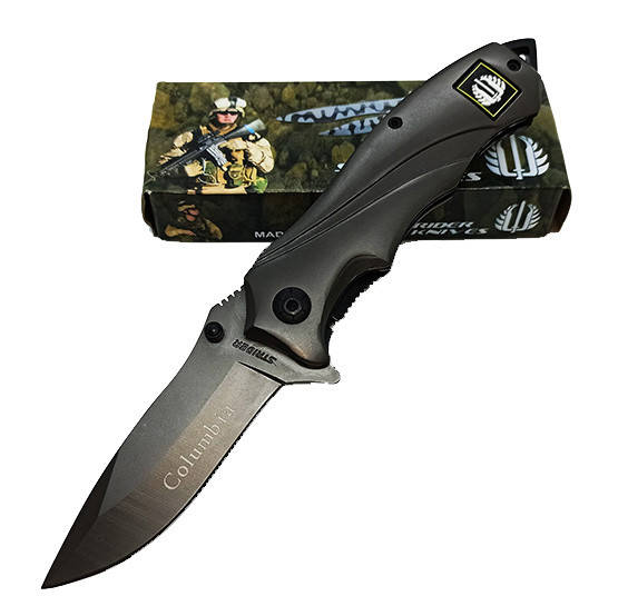 Нож тактический раскладной АК168, Темно-серый 
Нож тактический раскладной АК168, Темно-серый