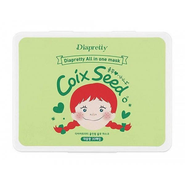 Набор тканевых увлажняющих масок для лица с экстрактом семян Diapretty All In One Coix Seed Mask 30 шт
Набор тканевых увлажняющих масок для лица с экстрактом семян Diapretty All In One Coix Seed Mask 30 шт