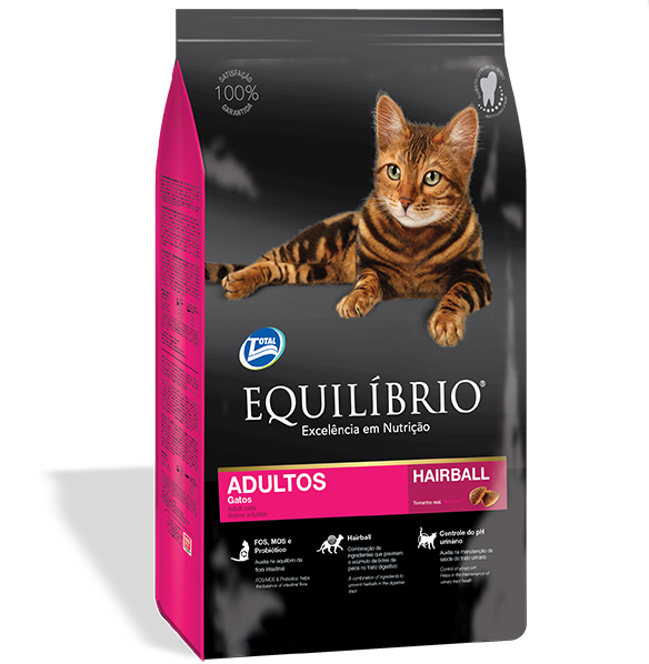 Equilibrio Cat Adult Hairball Сухой корм котов склонных к образованию комков шерсти в желудке 0.5 кг
Equilibrio Cat Adult Hairball Сухой корм котов склонных к образованию комков шерсти в желудке 0.5 кг