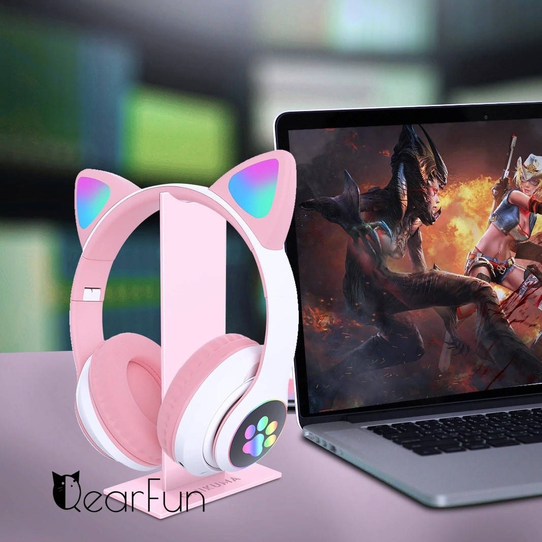 Геймерские игровые светящиеся универсал наушники Bluetooth LED с кошачьими ушками котика с подсветкой, Разные цвета
Геймерские игровые светящиеся универсал наушники Bluetooth LED с кошачьими ушками котика с подсветкой, Разные цвета
