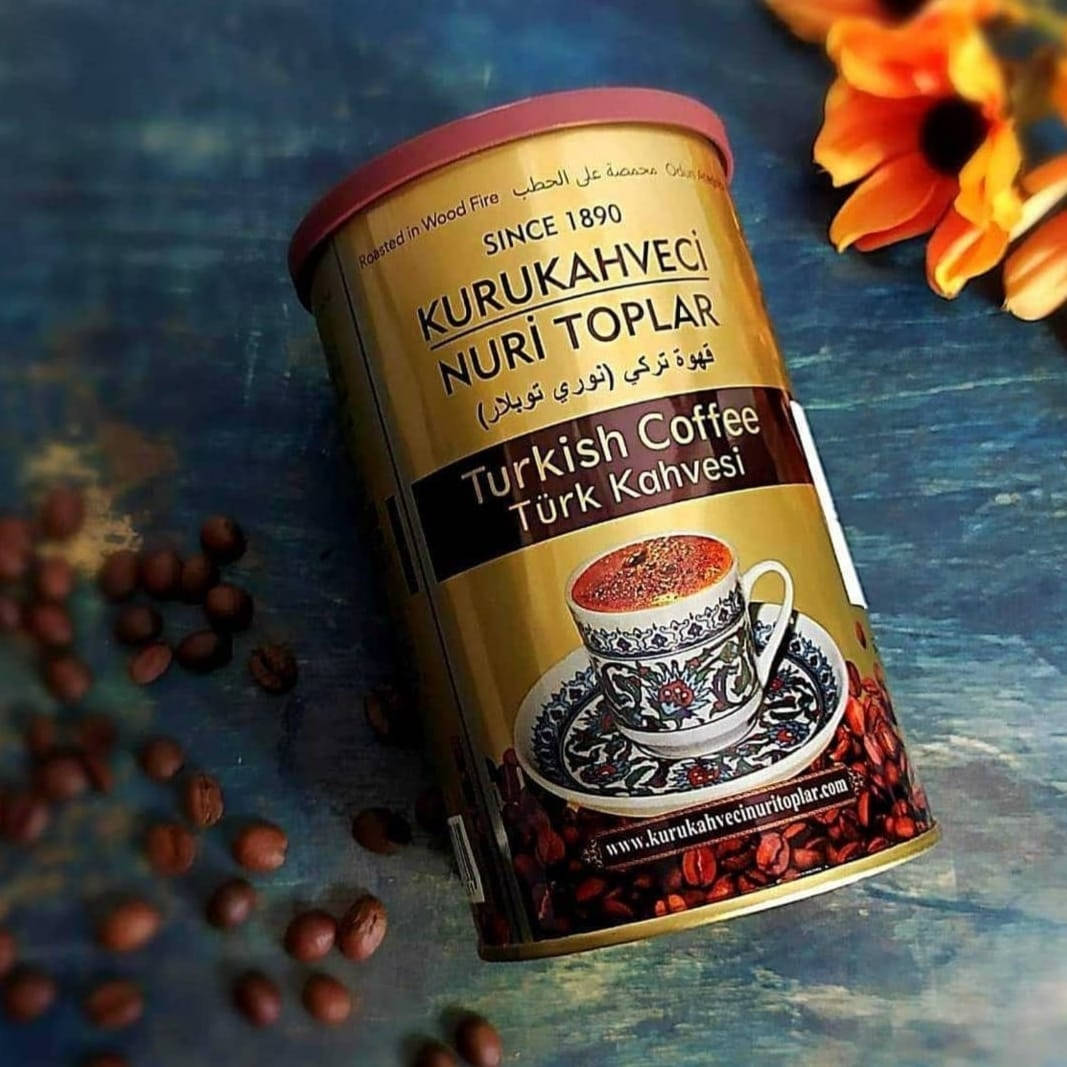 Турецкий кофе молотый Nuri Toplar 250 г 
Турецкий кофе молотый Nuri Toplar 250 г