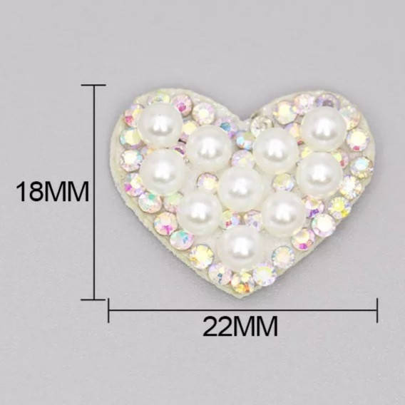 Стразовий декор з перлинами на фетровій основі, 1 шт
Стразовий декор з перлинами на фетровій основі, 1 шт