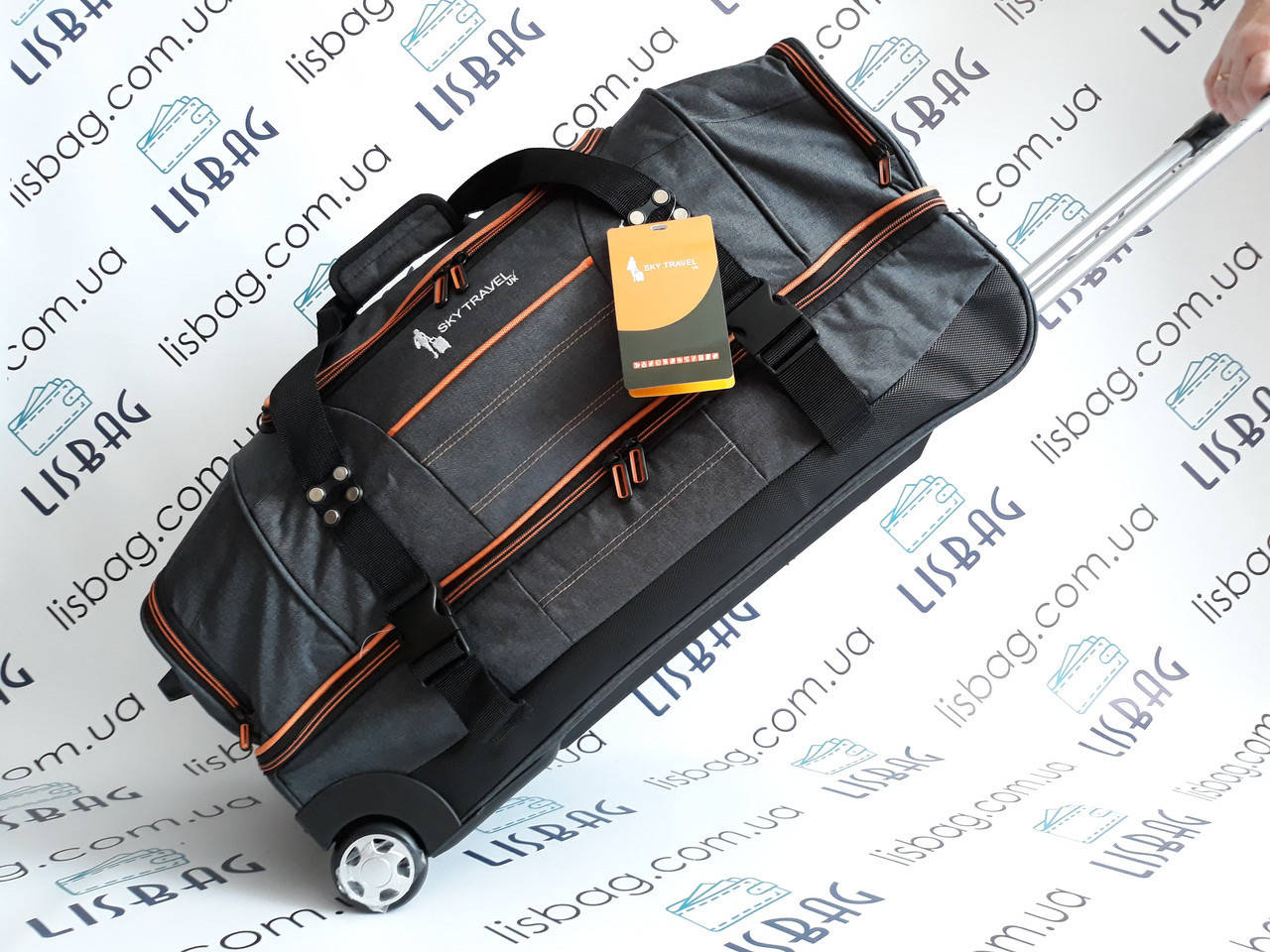 Дорожная сумка SkyTravel двухуровневая Большая сумка на колесах XL (70 л) Темно-серая (67*34*32), Темно-серый
Дорожная сумка SkyTravel двухуровневая Большая сумка на колесах XL (70 л) Темно-серая (67*34*32), Темно-серый