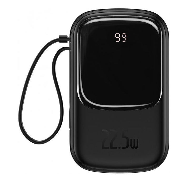 Портативная батарея Baseus / Qpow / Digital Display / quick charg / 20000mAh / 22.5W / Type-C Cable / PPQD-I01
Портативная батарея Baseus / Qpow / Digital Display / quick charg / 20000mAh / 22.5W / Type-C Cable / PPQD-I01
