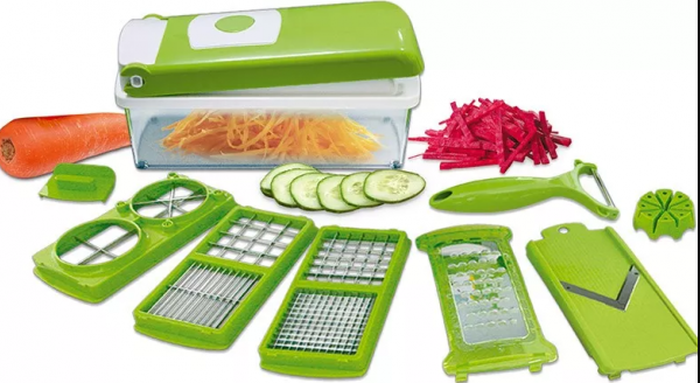 Многофункциональная универсальная ручная овощерезка мультислайсер Nicer Dicer механическая терка для овощей, Зелёный
Многофункциональная универсальная ручная овощерезка мультислайсер Nicer Dicer механическая терка для овощей, Зелёный