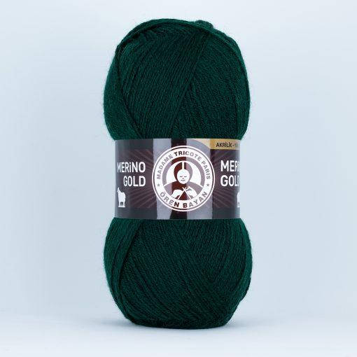 Madame Tricote Merino Gold № 088 темно-зеленый (Мерина Голд) (Пряжа полушерсть, нитки для вязания), Зелёный
Madame Tricote Merino Gold № 088 темно-зеленый (Мерина Голд) (Пряжа полушерсть, нитки для вязания), Зелёный