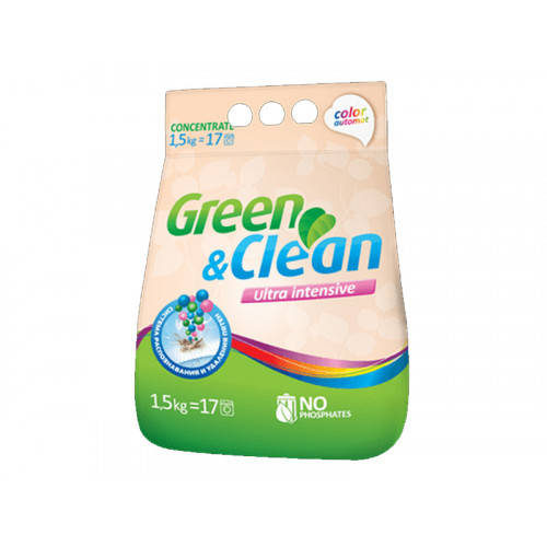 Порошок стиральный для цветной одежды Green & Clean Ultra intensive 1,5кг / 17 стирок GCL03561
Порошок стиральный для цветной одежды Green & Clean Ultra intensive 1,5кг / 17 стирок GCL03561
