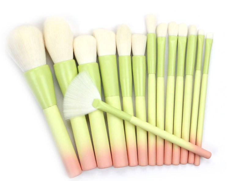 Набор кистей для макияжа 14 шт Riofan Lime 
Набор кистей для макияжа 14 шт Riofan Lime