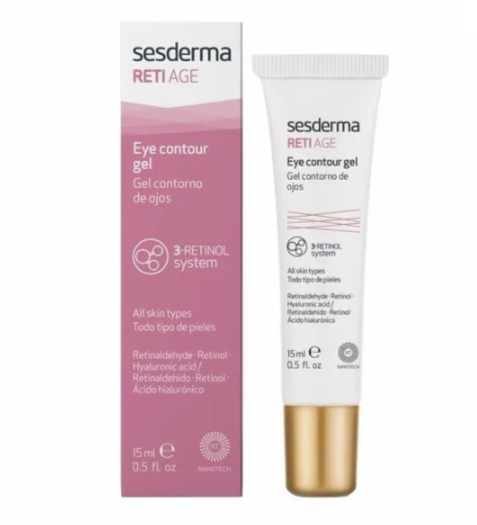 Sesderma Reti Age Eye Contour Gel Антивозрастной Гель для Век От Морщин с Ретинолом 15 мл Доставка из ЕС
Sesderma Reti Age Eye Contour Gel Антивозрастной Гель для Век От Морщин с Ретинолом 15 мл Доставка из ЕС