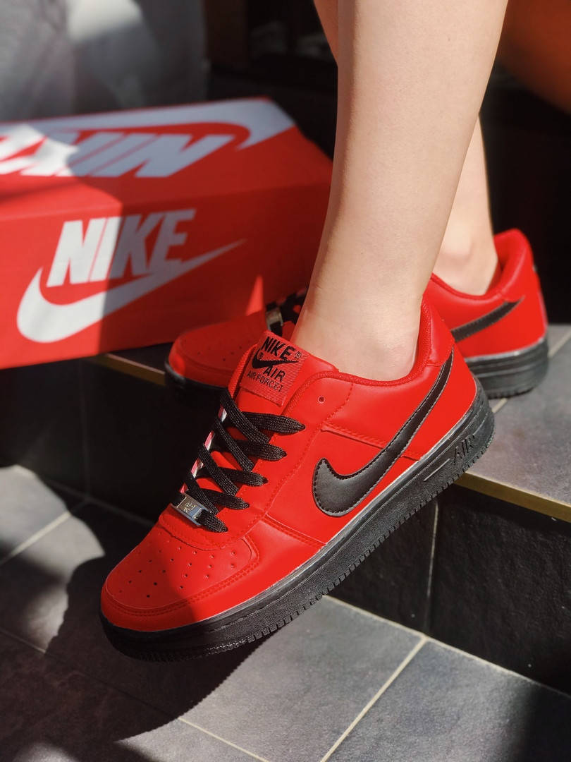 Nike Air Force Женские осенние красные кожаные кроссовки. Женские кроссовки на шнурках, Красный
Nike Air Force Женские осенние красные кожаные кроссовки. Женские кроссовки на шнурках, Красный
