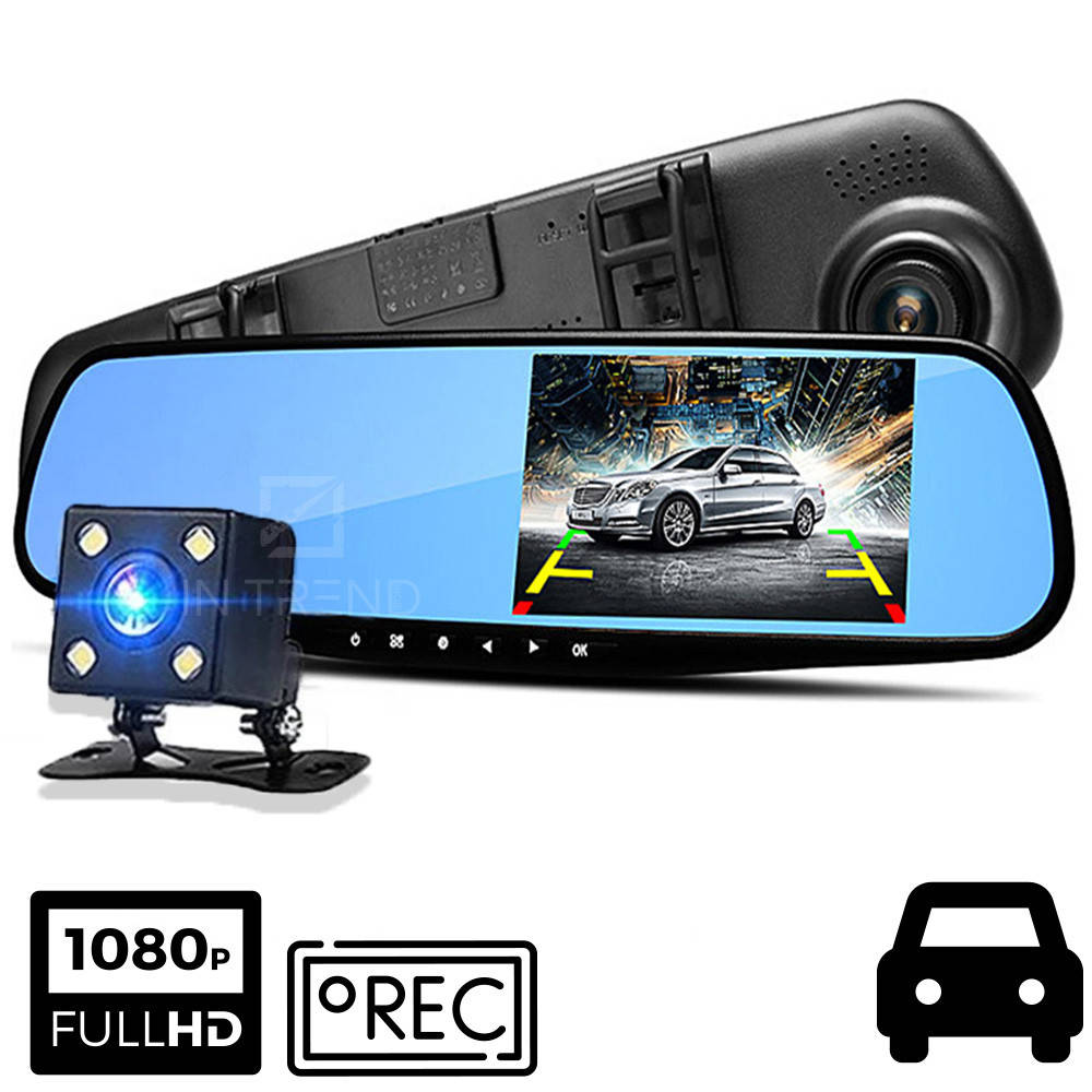 Видеорегистратор - зеркало с камерой заднего вида DVR L9000-2JR - Автомобильный регистратор
Видеорегистратор - зеркало с камерой заднего вида DVR L9000-2JR - Автомобильный регистратор