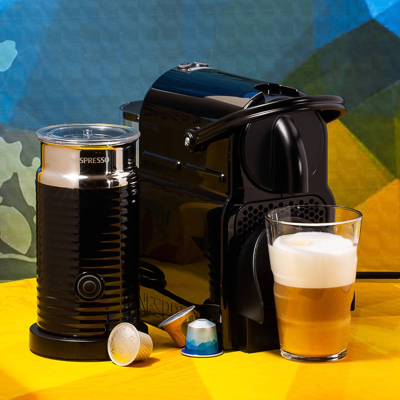 Капсульная кофемашина DeLonghi Nespresso Inissia EN80.B и Капучинатор(Вспениватель молока) -AEROCCINO 3 Milk
Капсульная кофемашина DeLonghi Nespresso Inissia EN80.B и Капучинатор(Вспениватель молока) -AEROCCINO 3 Milk