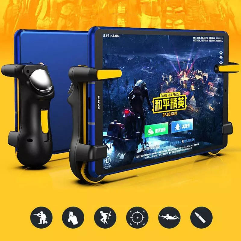 Триггеры Union геймпад с макросами для iPad и Android планшетов PUBG Mobile Call Of Duty StandOFF 2 Fortnite, Желтый
Триггеры Union геймпад с макросами для iPad и Android планшетов PUBG Mobile Call Of Duty StandOFF 2 Fortnite, Желтый