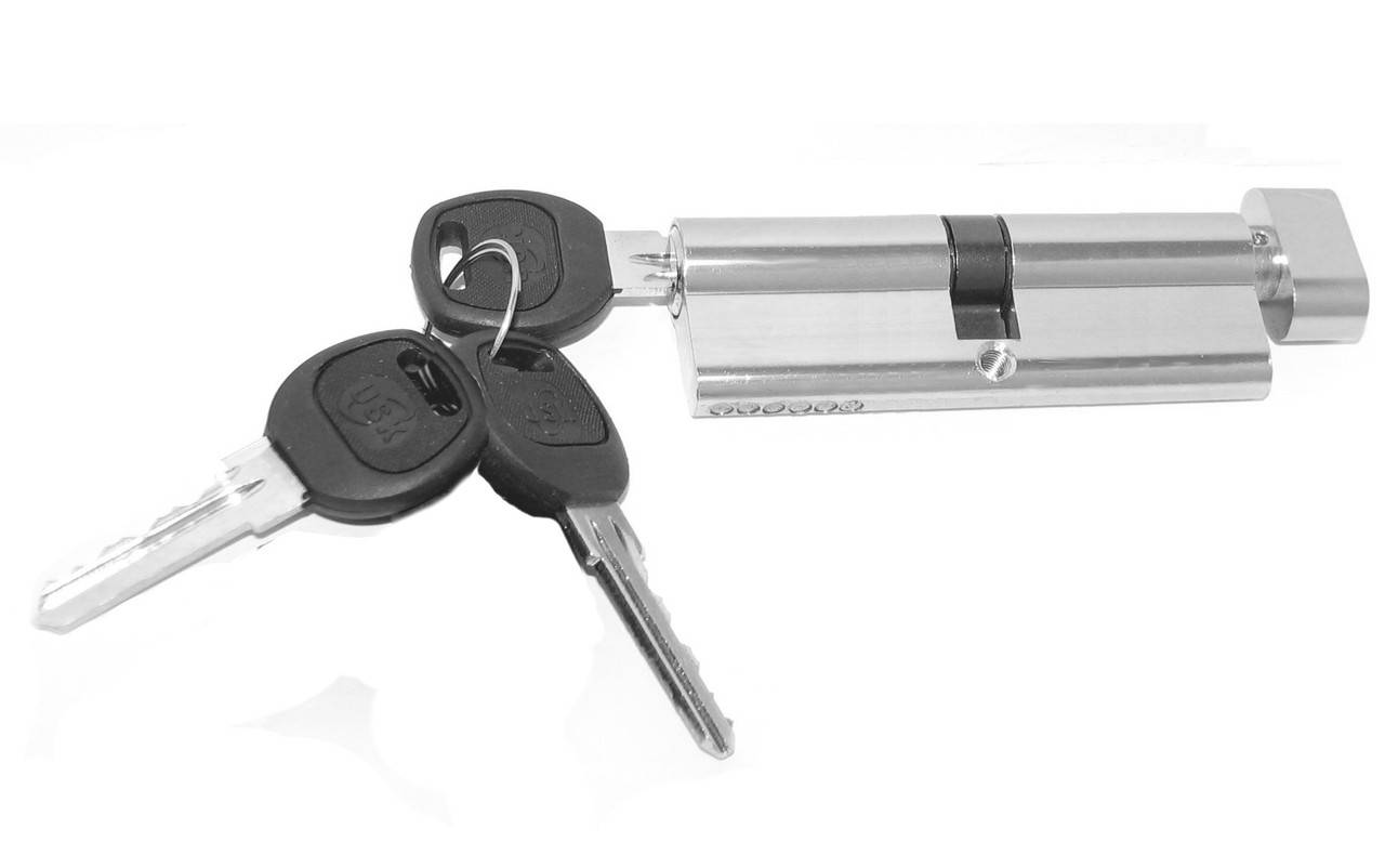 Цилиндровый механизм USK 3A-90 (45x45) ключ/поворотник
Цилиндровый механизм USK 3A-90 (45x45) ключ/поворотник