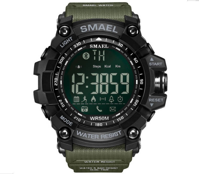 Мужские спортивные смарт часы SMAEL 1617 smart watch, наручные спорт часы водонепроницаемые Хаки
Мужские спортивные смарт часы SMAEL 1617 smart watch, наручные спорт часы водонепроницаемые Хаки