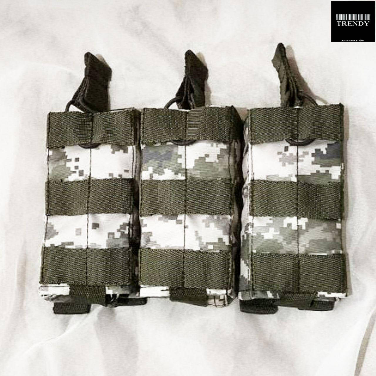 Тройной подсумок под магазин АК Cordura открытый пиксель зеленый ВСУ Тактический молле на стропах цвета олива
Тройной подсумок под магазин АК Cordura открытый пиксель зеленый ВСУ Тактический молле на стропах цвета олива