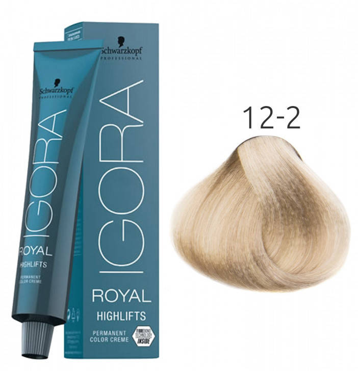 Крем-краска для волос Schwarzkopf Igora Royal Highlift 12-2 Специальный Блондин Пепельный 60 мл
Крем-краска для волос Schwarzkopf Igora Royal Highlift 12-2 Специальный Блондин Пепельный 60 мл
