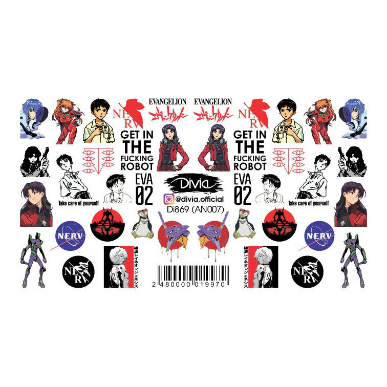 Divia Наклейки слайдер-дизайн Аниме Di869 №AN007
Divia Наклейки слайдер-дизайн Аниме Di869 №AN007
