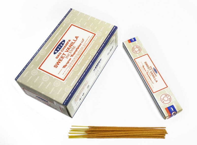 Аромапалочки натуральные индийские благовония Сладкая Ваниль Сатья Satya Sweet Vanilla
Аромапалочки натуральные индийские благовония Сладкая Ваниль Сатья Satya Sweet Vanilla