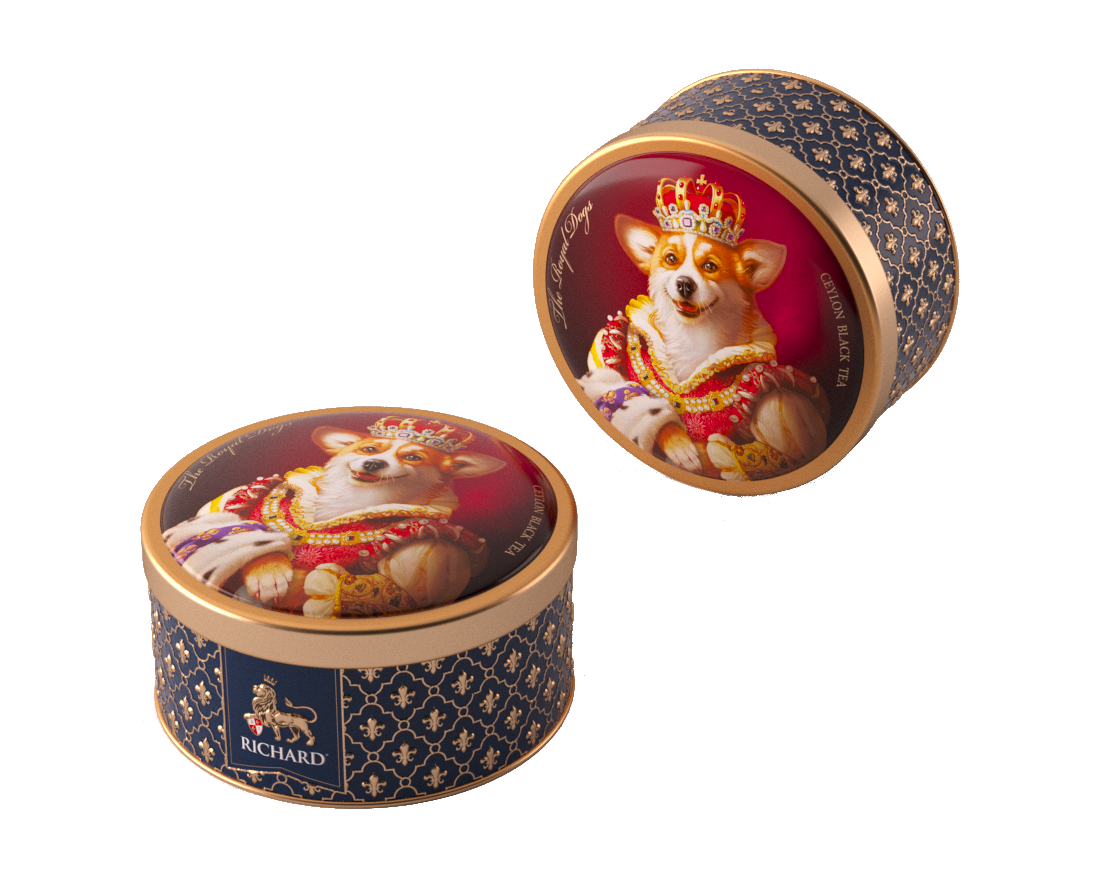 Чай черный цейлонский классический листовой Ричард (RICHARD) "ROYAL DOGS & CATS" Вельш-корги 30г., ж/б
Чай черный цейлонский классический листовой Ричард (RICHARD) "ROYAL DOGS & CATS" Вельш-корги 30г., ж/б