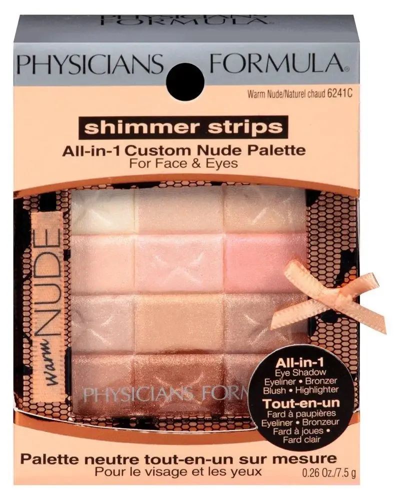 "Все включено" Палетка хайлайтер-бронзер-тени Physician's Formula Shimmer Strips All-I Warm Nude 6241
"Все включено" Палетка хайлайтер-бронзер-тени Physician's Formula Shimmer Strips All-I Warm Nude 6241