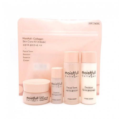 Мини-версии средств с коллагеном Etude House Moistfull Collagen Skin Care Kit Set (toner, emulsion,essence,
Мини-версии средств с коллагеном Etude House Moistfull Collagen Skin Care Kit Set (toner, emulsion,essence,