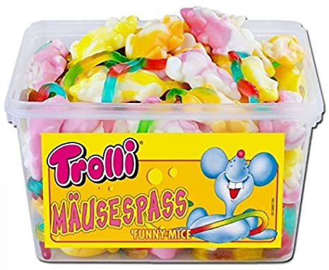 Желейные конфеты Trolli Play mouse 75шт., 1200г (Германия)
Желейные конфеты Trolli Play mouse 75шт., 1200г (Германия)