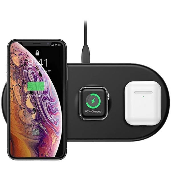 Беспроводное зарядное устройство Baseus Smart Series Wireless Charger 3in1, Black, Черный
Беспроводное зарядное устройство Baseus Smart Series Wireless Charger 3in1, Black, Черный