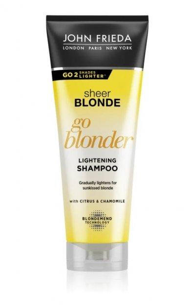 Шампунь для волос осветляющий John Frieda Sheer Blonde Shampoo Go Blonder 250 мл (17443Gu)
Шампунь для волос осветляющий John Frieda Sheer Blonde Shampoo Go Blonder 250 мл (17443Gu)