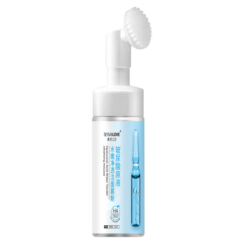 Пенка-мусс с щеточкой для умывания с гиалуроновой кислотой Sersanlove Hyaluronic Acid Cleansing Mousse, 150мл
Пенка-мусс с щеточкой для умывания с гиалуроновой кислотой Sersanlove Hyaluronic Acid Cleansing Mousse, 150мл