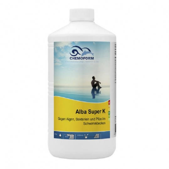 Средство против водорослей для воды в бассейне Chemoform Alba Super 1 л. жидкий альгицид
Средство против водорослей для воды в бассейне Chemoform Alba Super 1 л. жидкий альгицид