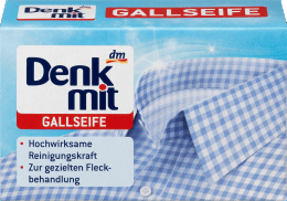 Мыло пятновыводитель для всех видов тканей от всех видов пятен Denkmit Gallseife 100 гр
Мыло пятновыводитель для всех видов тканей от всех видов пятен Denkmit Gallseife 100 гр