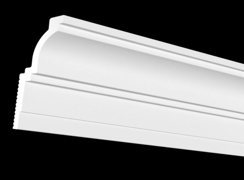 Плинтус потолочный GPX-14 100*40 mm для натяжного потолка 
Плинтус потолочный GPX-14 100*40 mm для натяжного потолка
