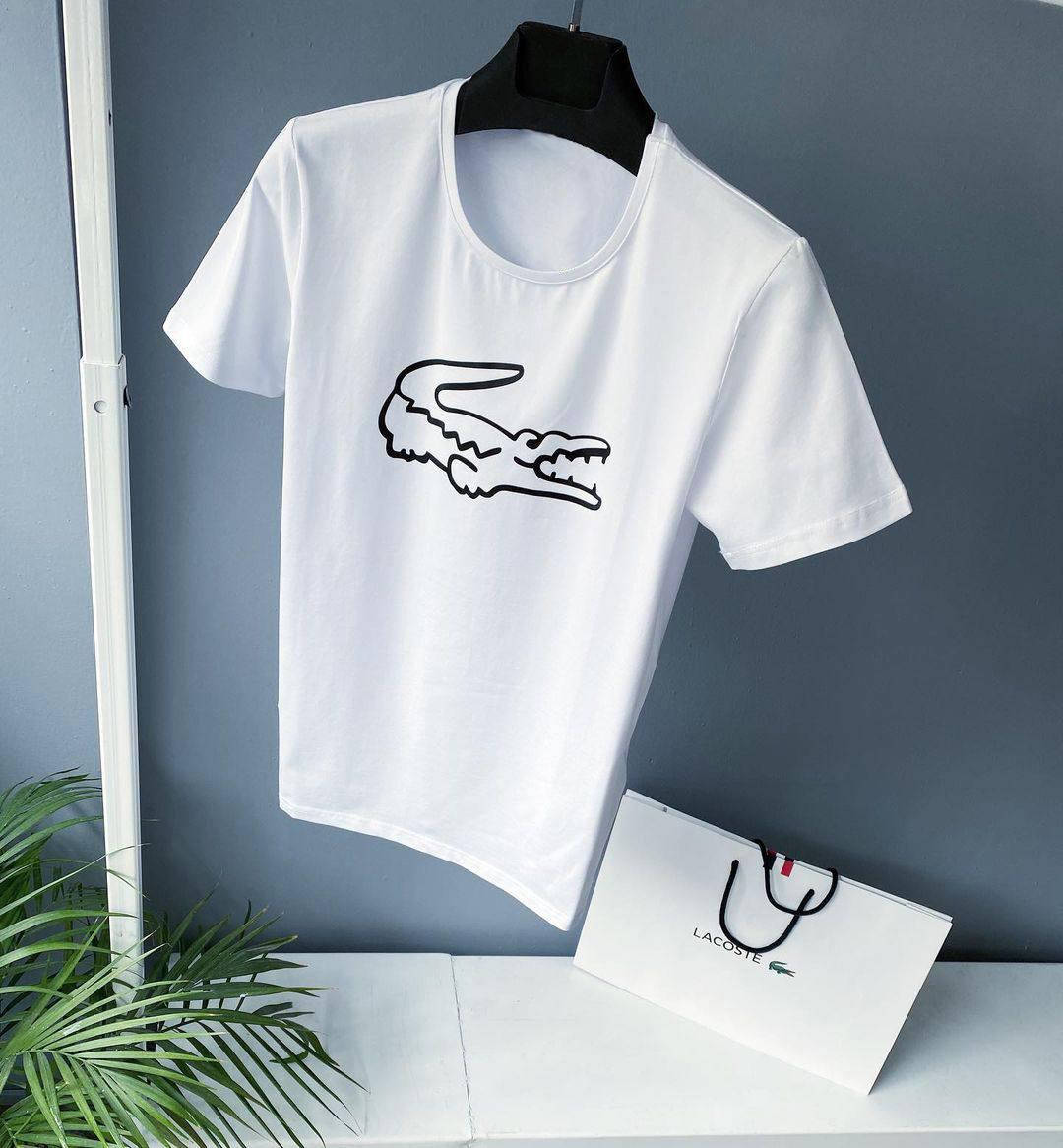 Мужская Летняя Футболка Lacoste в Белом Цвете с Большим Логотипом | Белая Футболка Лакост
Мужская Летняя Футболка Lacoste в Белом Цвете с Большим Логотипом | Белая Футболка Лакост